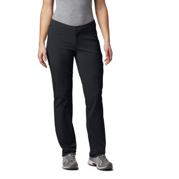 Columbia Just Right Straight Leg, Pantalones Negros Para Mujer | 856021-RFK